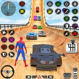 Crazy Car Stunts GT Ramp Games