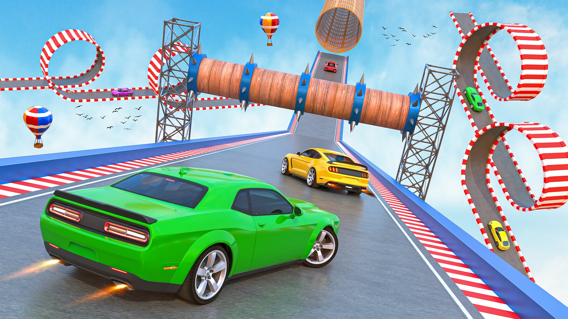 Crazy Car Stunts GT Ramp Games screenshot